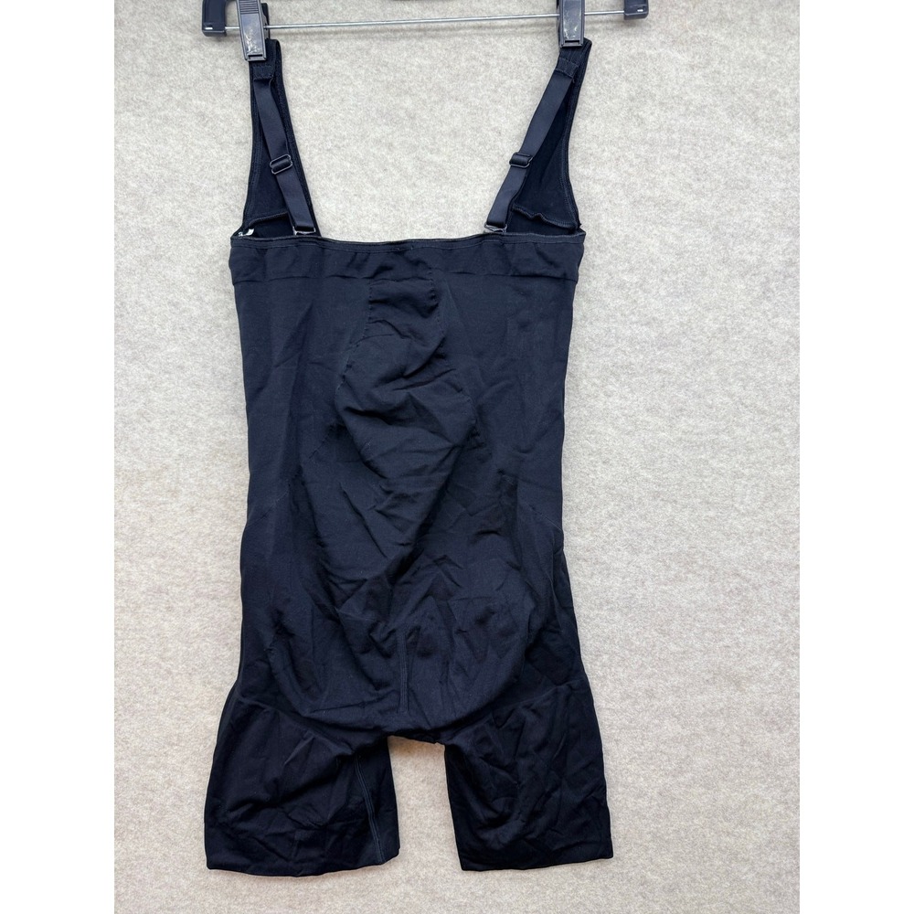 Assets By Spanx Shapewear Bodysuit Mid Thigh Slimmer Black Size 1X Plus Size